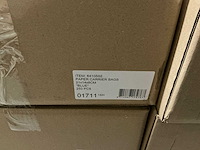 Partij paper carrier bags 21x14x8cm blue (4000x) - afbeelding 5 van  6