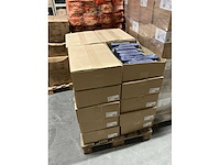 Partij paper carrier bags 21x14x8cm blue (4950x) - afbeelding 5 van  6