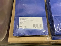 Partij paper carrier bags 21x14x8cm blue (7750x) - afbeelding 2 van  6