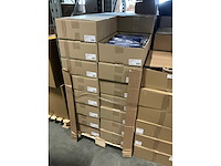 Partij paper carrier bags 21x14x8cm blue (7750x) - afbeelding 4 van  6