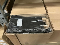 Partij paper carrier bags 22+11*36cm black (3500x) - afbeelding 3 van  4