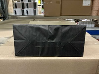 Partij paper carrier bags 22+11*36cm black (7500x) - afbeelding 3 van  6