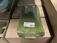 Partij paper carrier bags 22+11x36cm olive (7000x) - afbeelding 4 van  7