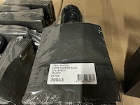 Partij paper carrier bags 22+18*8cm black (3000x) - afbeelding 4 van  6
