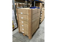 Partij paper carrier bags 22x18x8cm blue (6000x) - afbeelding 6 van  7