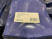 Partij paper carrier bags 22x18x8cm blue (6000x) - afbeelding 3 van  4