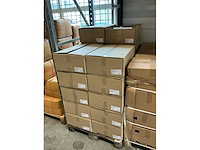 Partij paper carrier bags 22x18x8cm white (5400x) - afbeelding 3 van  5