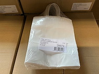 Partij paper carrier bags 22x18x8cm white (5400x) - afbeelding 5 van  5