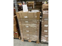 Partij paper carrier bags 22x18x8cm white (6000x) - afbeelding 2 van  4