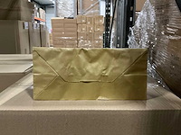 Partij paper carrier bags 26+12*35cm gold (5250x) - afbeelding 3 van  3