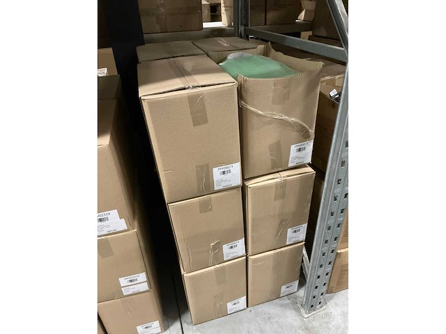 Partij paper carrier bags 26+12*35cm misty green (3000x) - afbeelding 4 van  6
