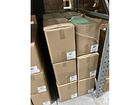 Partij paper carrier bags 26+12*35cm misty green (3000x) - afbeelding 4 van  6