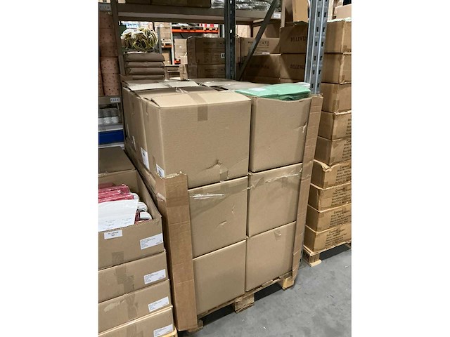 Partij paper carrier bags 26+12*35cm misty green (6000x) - afbeelding 4 van  7