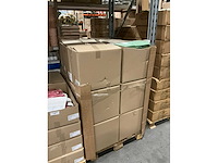 Partij paper carrier bags 26+12*35cm misty green (6000x) - afbeelding 4 van  7