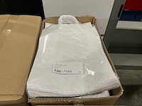 Partij paper carrier bags 26+12*35cm white (6000x) - afbeelding 6 van  6