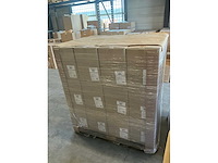 Partij paper carrier bags 26+12x35cm brown fsc unprinted (4800x) - afbeelding 5 van  8