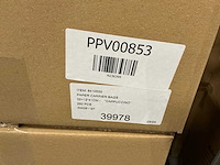 Partij paper carrier bags 32+12*41cm cappuccino (3000x) - afbeelding 6 van  6