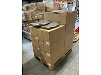 Partij paper carrier bags 32+12*41cm cappuccino (3500x) - afbeelding 3 van  6