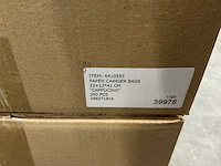 Partij paper carrier bags 32+12*41cm cappuccino (3500x) - afbeelding 4 van  6