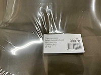 Partij paper carrier bags 32+12*41cm cappuccino (3500x) - afbeelding 6 van  6
