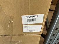 Partij paper carrier bags 32+12*41cm misty green (3000x) - afbeelding 5 van  6