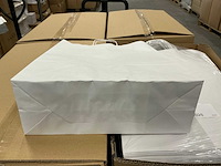 Partij paper carrier bags 32+12*41cm unprinted (3000x) - afbeelding 3 van  6