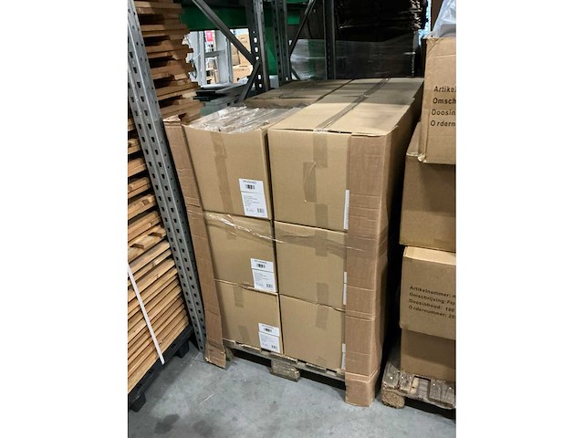 Partij paper carrier bags 32+12x41cm brown fsc unprinted (3000x) - afbeelding 4 van  7