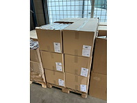 Partij paper carrier bags 32+12x41cm brown fsc unprinted (3000x) - afbeelding 3 van  6