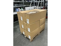 Partij paper carrier bags 32+12x41cm brown fsc unprinted (3000x) - afbeelding 4 van  7