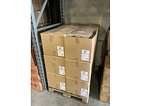 Partij paper carrier bags 32+12x41cm brown fsc unprinted (3000x) - afbeelding 2 van  5