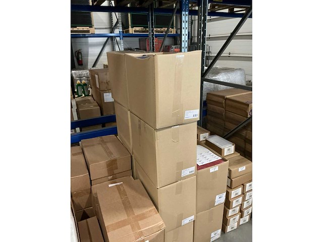 Partij paper carrier bags 35x26x12cm blue (2000x) - afbeelding 2 van  3