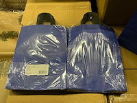Partij paper carrier bags 35x26x12cm blue (3800x) - afbeelding 3 van  6