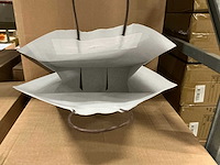 Partij paper carrier bags 35x26x12cm cappucino (1350x) - afbeelding 3 van  8