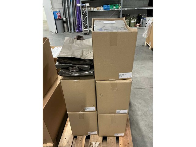 Partij paper carrier bags 35x26x12cm cappucino (1350x) - afbeelding 5 van  8