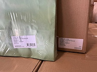 Partij paper carrier bags 35x26x12cm misty green (6250x) - afbeelding 6 van  6