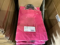 Partij paper carrier bags 35x26x12cm pink (1150x) - afbeelding 6 van  7