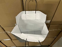 Partij paper carrier bags 35x26x12cm silver (6200x) - afbeelding 1 van  2