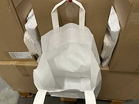 Partij paper carrier bags 36x22x11cm white unprinted (4750x) - afbeelding 2 van  6
