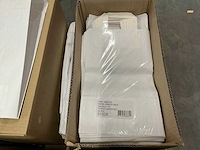 Partij paper carrier bags 36x22x11cm white unprinted (4750x) - afbeelding 6 van  6
