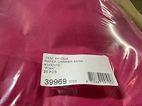 Partij paper carrier bags 41x32x12 pink (5000x) - afbeelding 6 van  6