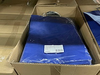 Partij paper carrier bags 41x32x12cm blue (4000x) - afbeelding 4 van  5