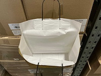 Partij paper carrier bags 41x32x12cm gold (4000x) - afbeelding 2 van  6