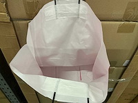 Partij paper carrier bags 41x32x12cm pink (5000x) - afbeelding 2 van  6