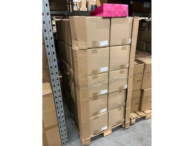 Partij paper carrier bags 41x32x12cm pink (5000x) - afbeelding 4 van  6