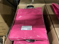Partij paper carrier bags 41x32x12cm pink (5000x) - afbeelding 6 van  6