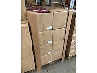 Partij paper carrier bags 41x32x12cm red (4000x) - afbeelding 5 van  8