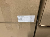 Partij paper carrier bags 41x32x12cm silver (1875x) - afbeelding 5 van  5