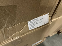 Partij paper carrier bags 43x32x17cm white unprinted (1000x) - afbeelding 4 van  5