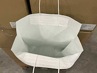 Partij paper carrier bags misty green 41x32x12cm (5000x) - afbeelding 2 van  6
