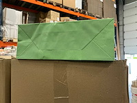 Partij paper carrier bags misty green 41x32x12cm (5000x) - afbeelding 3 van  6
